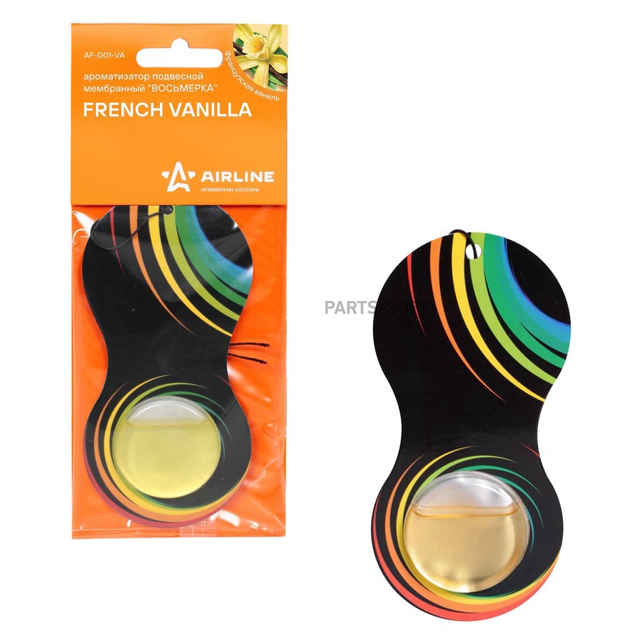 Ароматизатор подвесной (Французская ваниль) гелевый "AIRLINE" Восьмерка - AIRLINE None None